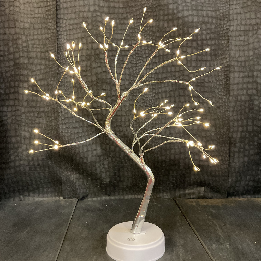 LED Twig Tree with Lights up 20 Inches Tree. USB & Battery Operated