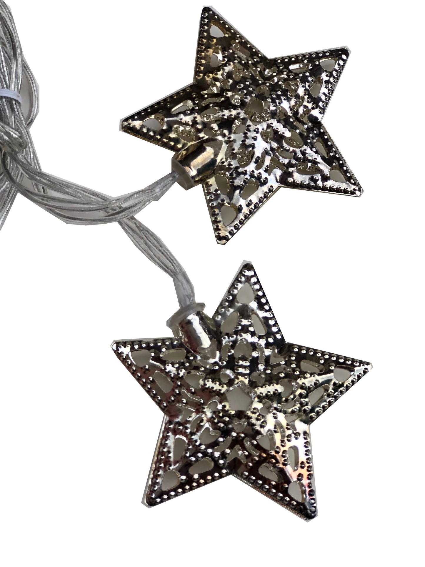 Star design Moroccan Solar String Lights Waterproof Garden Light for Trees, Patio, Yard, Wedding, Party Decorations.