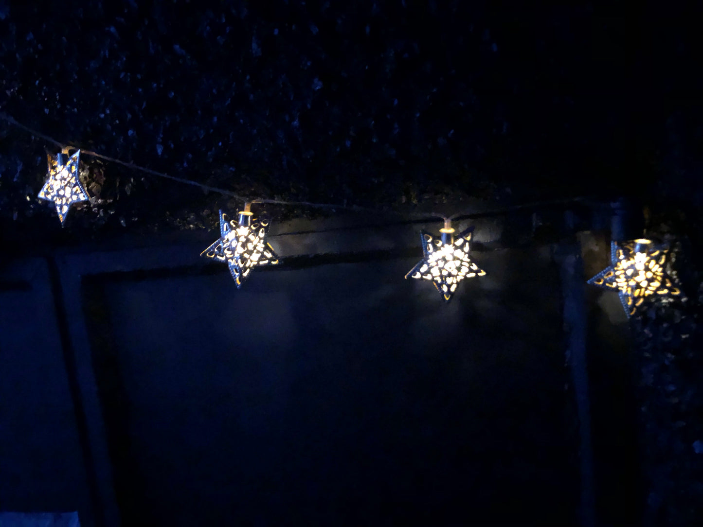 Moroccan star 12 LED solar string