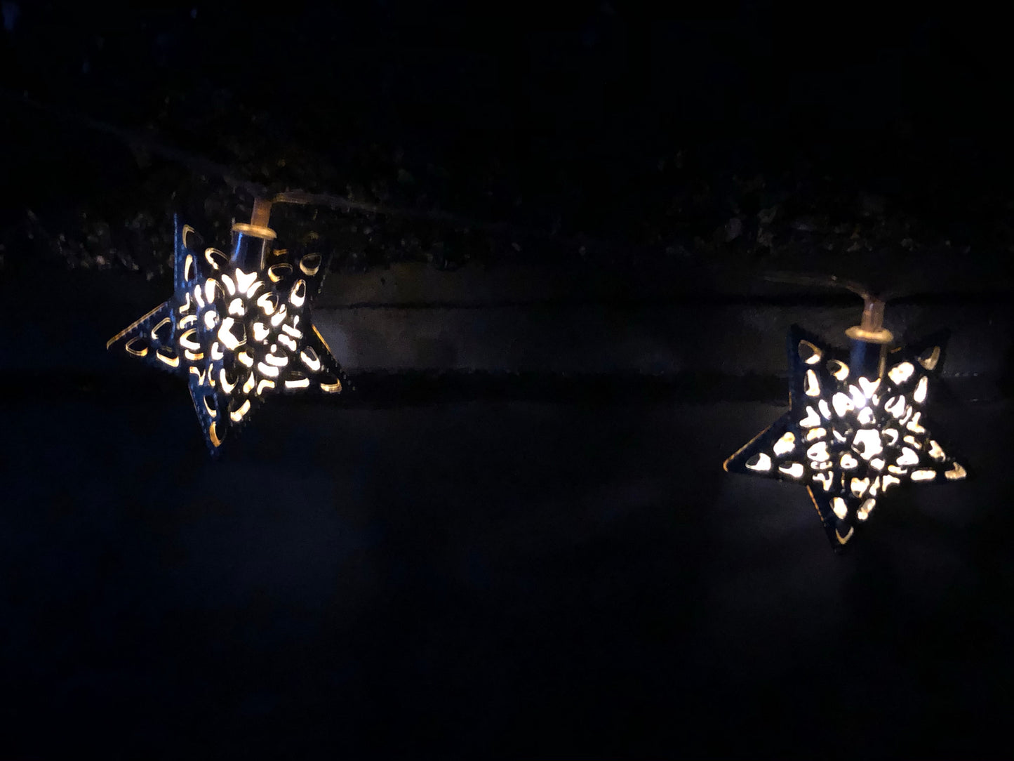 Star design Moroccan Solar String Lights Waterproof Garden Light for Trees, Patio, Yard, Wedding, Party Decorations.