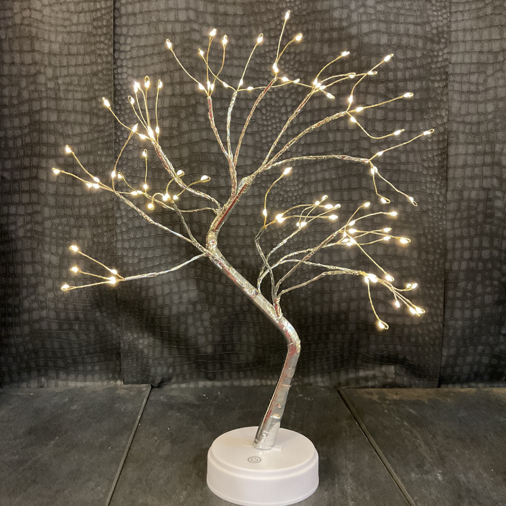 LED Twig Tree with Lights up 20 Inches Tree. USB & Battery Operated