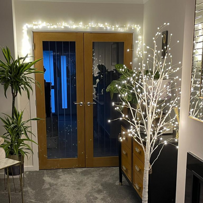 Pre lit LED Birch Tree 120 LEDs