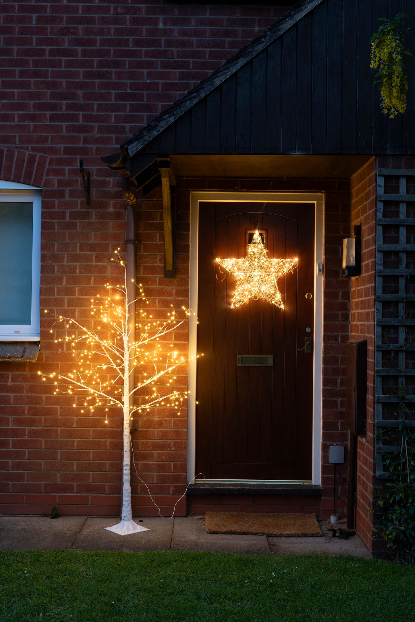 3D Metal Star light with Diamond Bead chain 120 LEDs