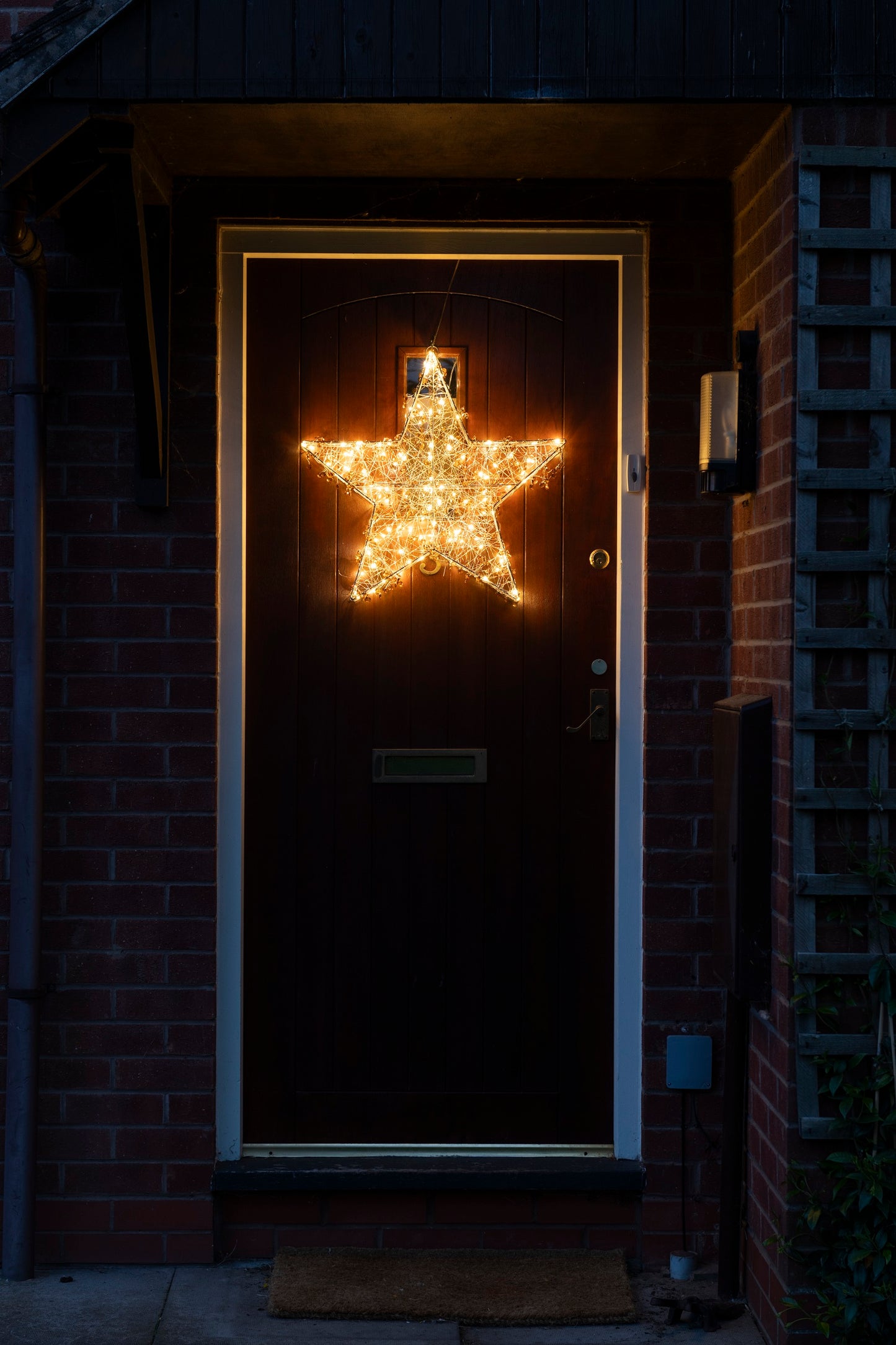 3D Metal Star light with Diamond Bead chain 120 LEDs