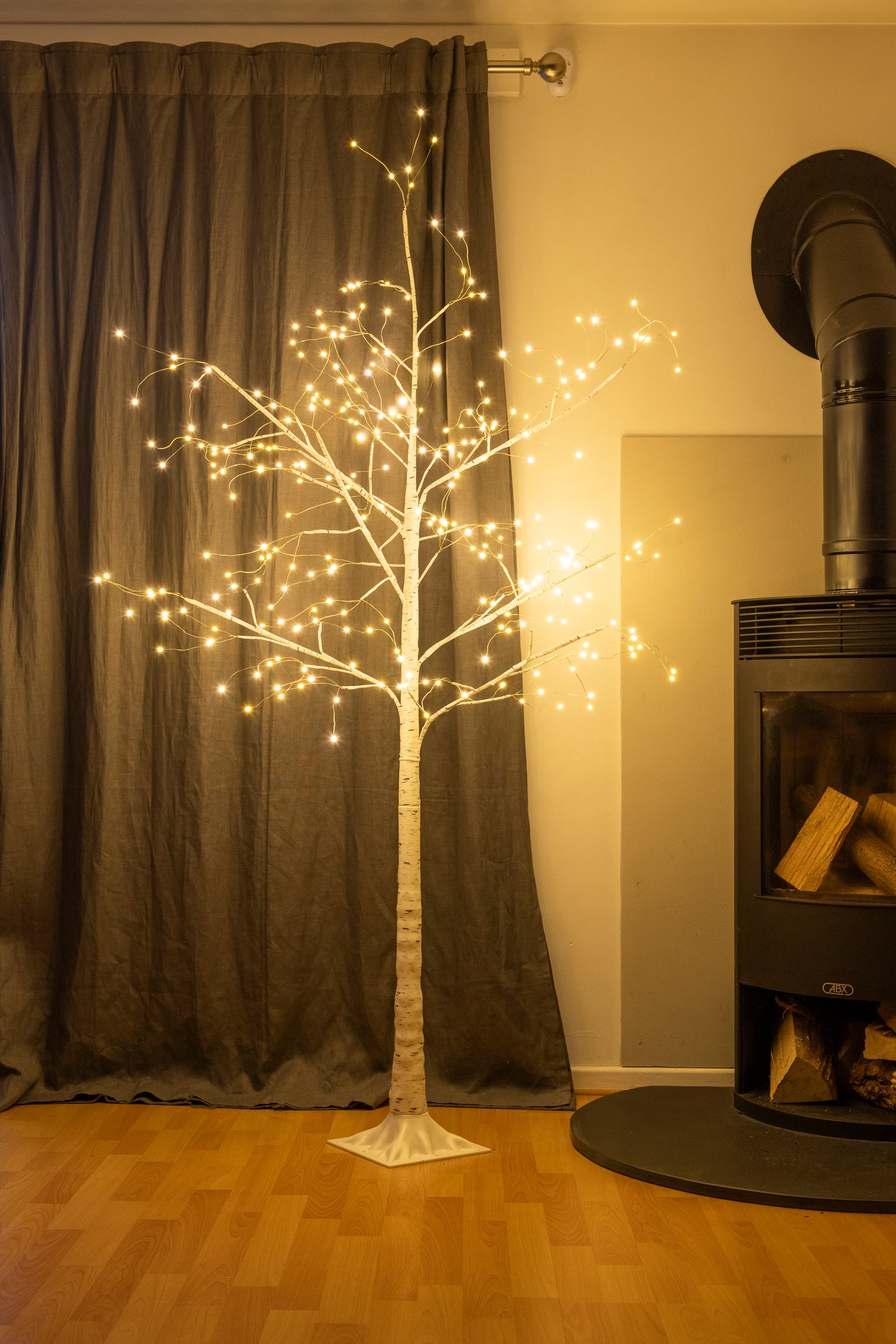 Pre lit LED Birch Tree 120 LEDs