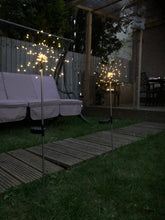 Load image into Gallery viewer, Firework solar polar garden stake lights (1 per pack)

