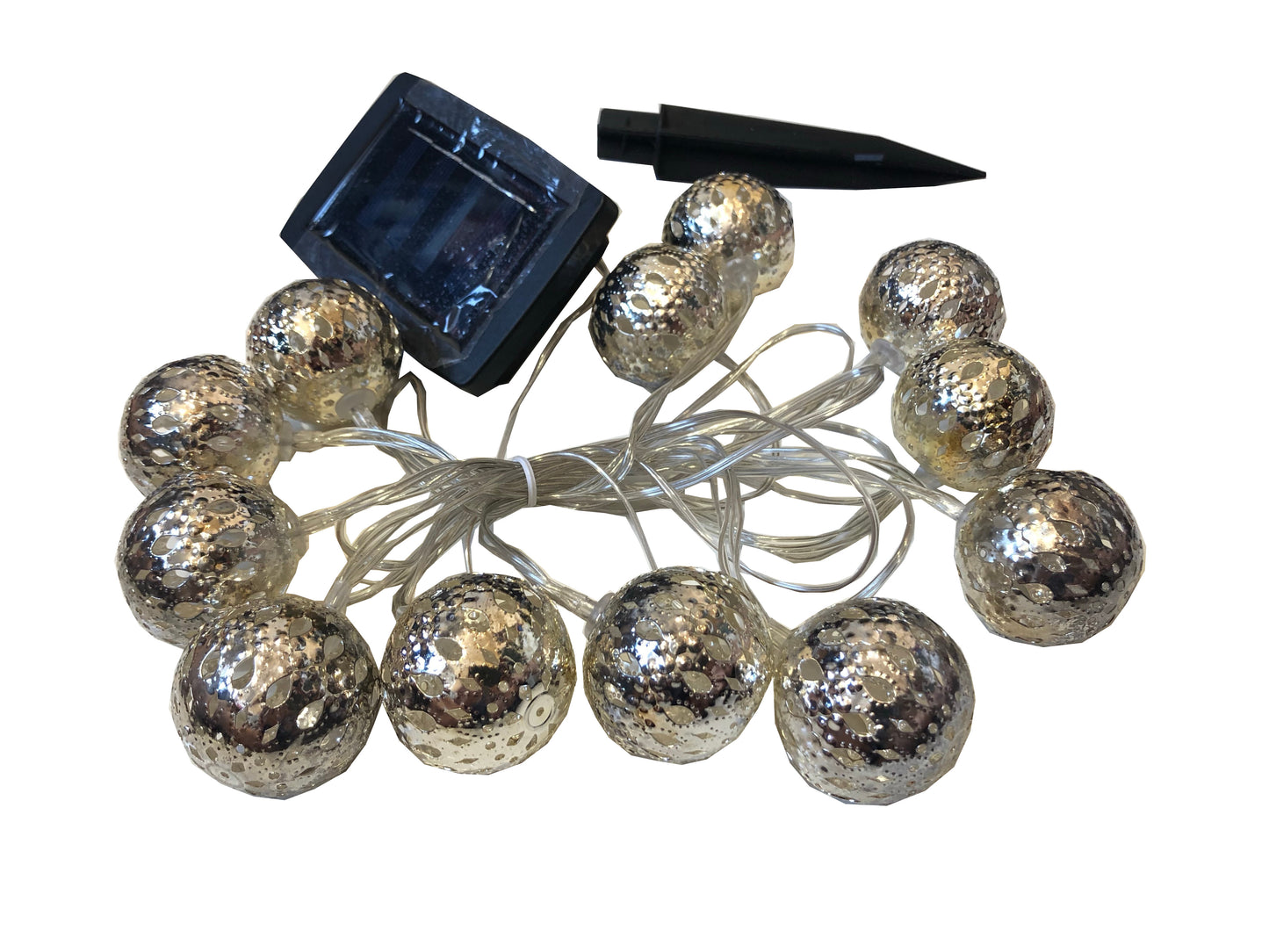 Globe design Moroccan Solar String Lights Waterproof Garden Light for Trees, Patio, Yard, Wedding, Party Decorations.